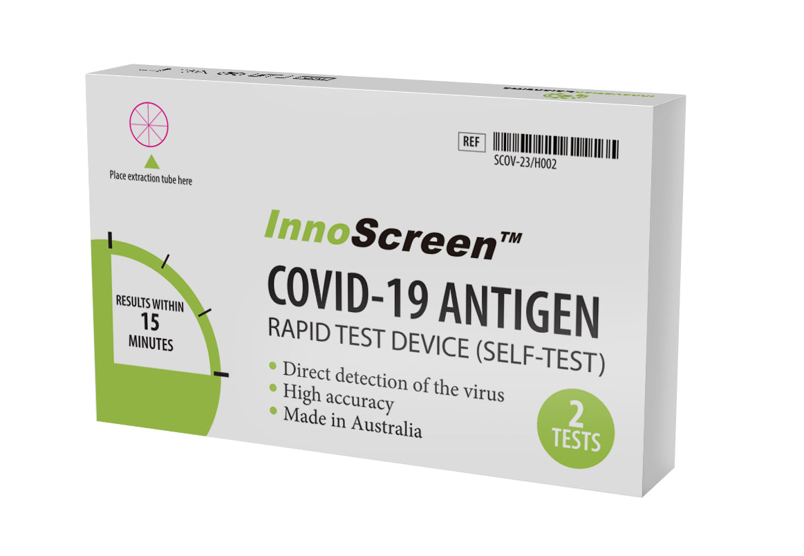 InnoScreen COVID-19 Rapid Antigen Test – Nasal Swab Self Tests